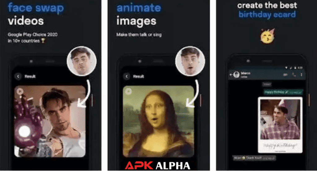 Features on Reface Mod APK